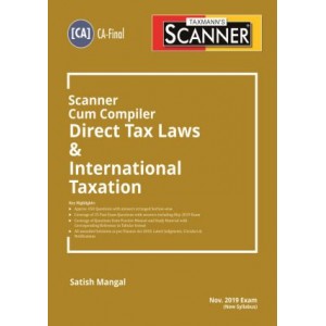 Taxmann's Cracker on Direct Tax Laws & International Taxation for CA Final November 2019 Exam [New Syllabus] by Satish Mangal